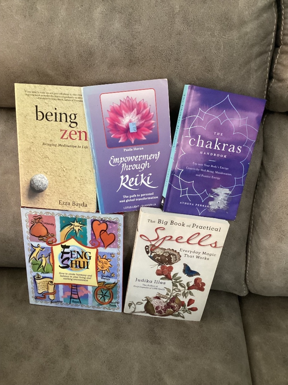 Book set metaphysical chakras reiki spells more